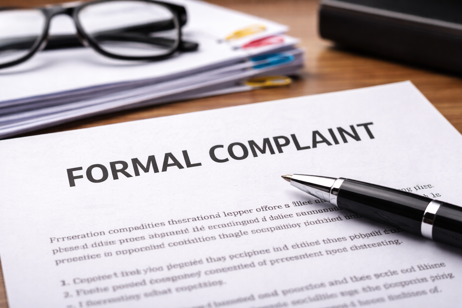 General Complaint or Escalation Letter – Written for You