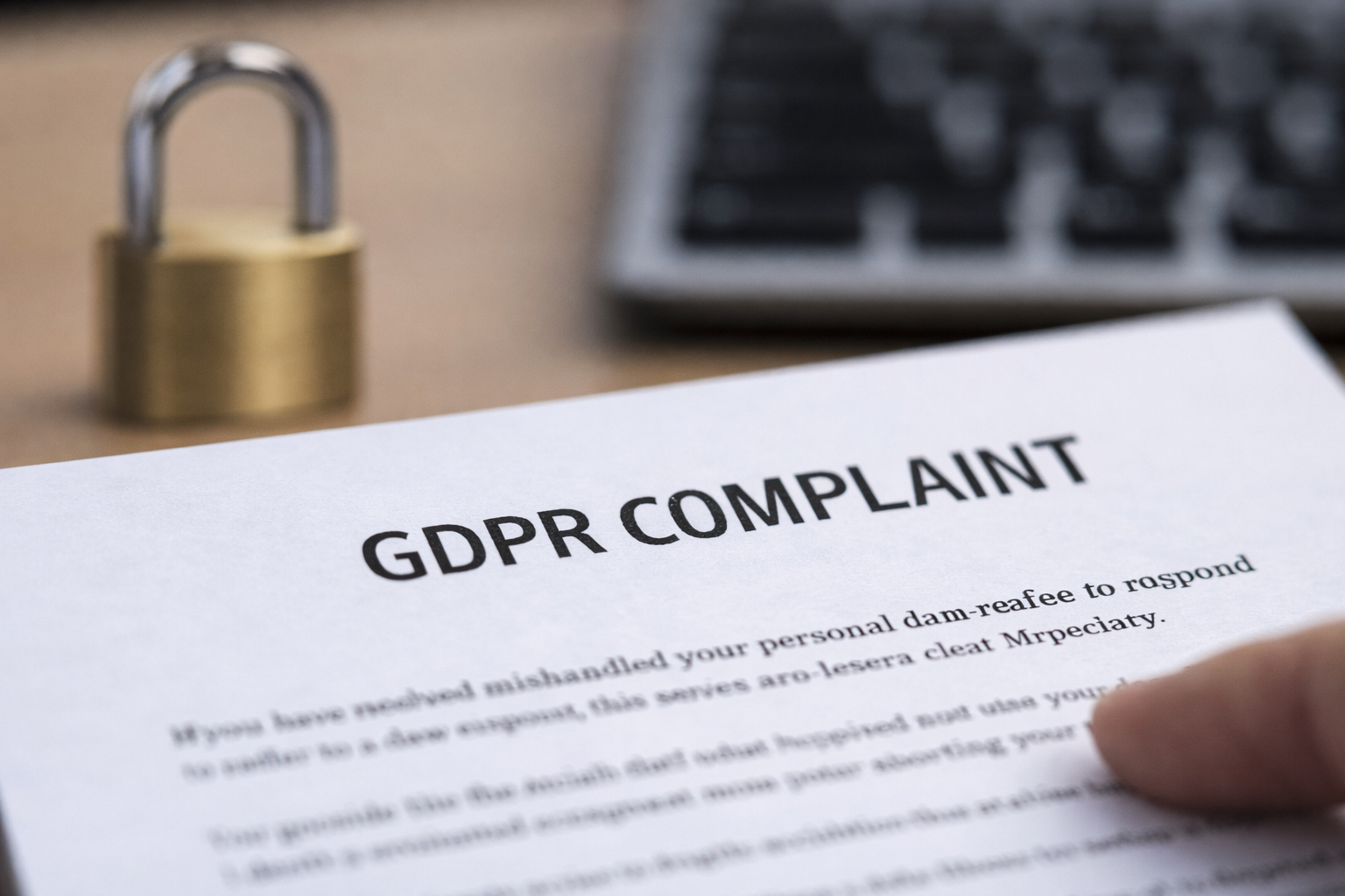 Data Protection or GDPR Complaint Letter – Written for You